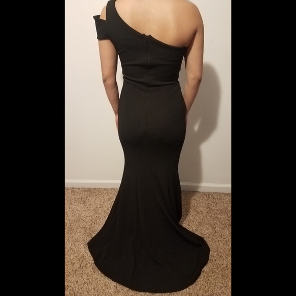 betsy and adam one shoulder dress